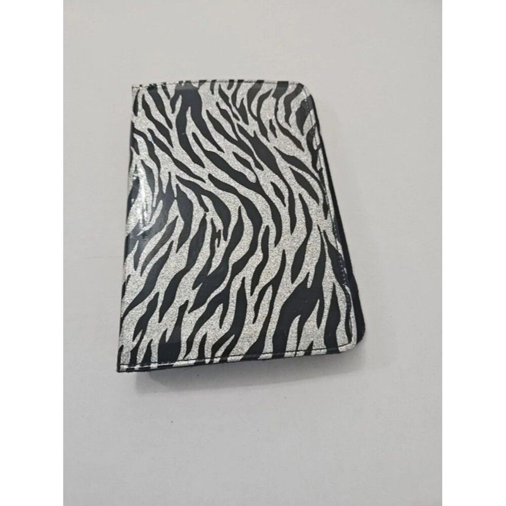 Zebra Print Folio Tablet Case 5.5 X 8.25"